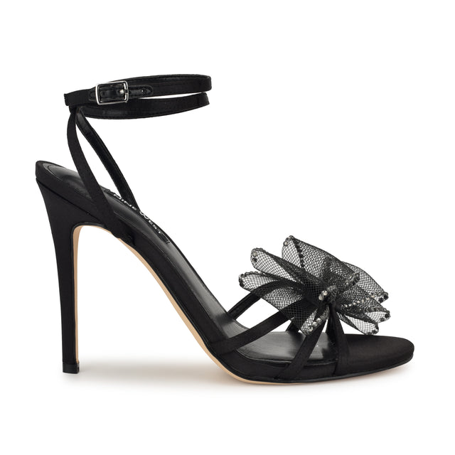 nine west Minky Bow Heeled Sandals
