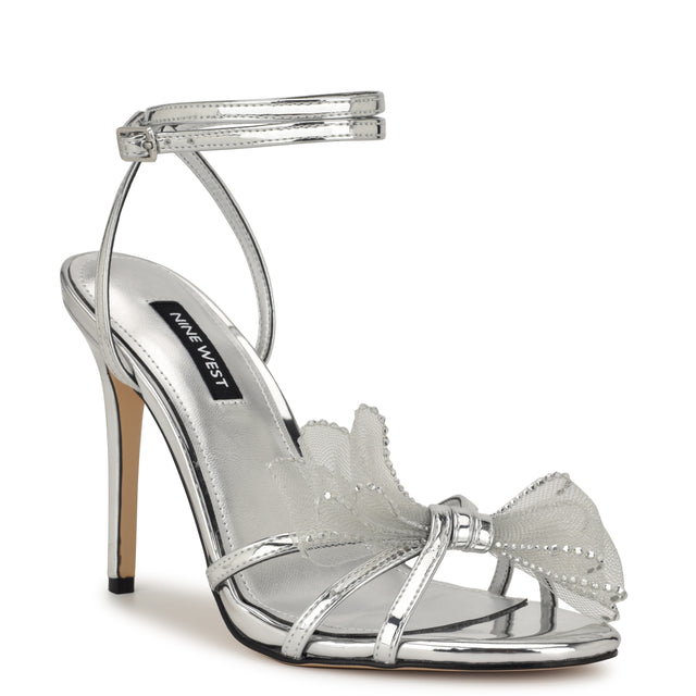 Nine West Minky Bow Heeled Sandals