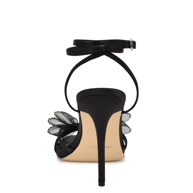 Nine West Minky Bow Heeled Sandals