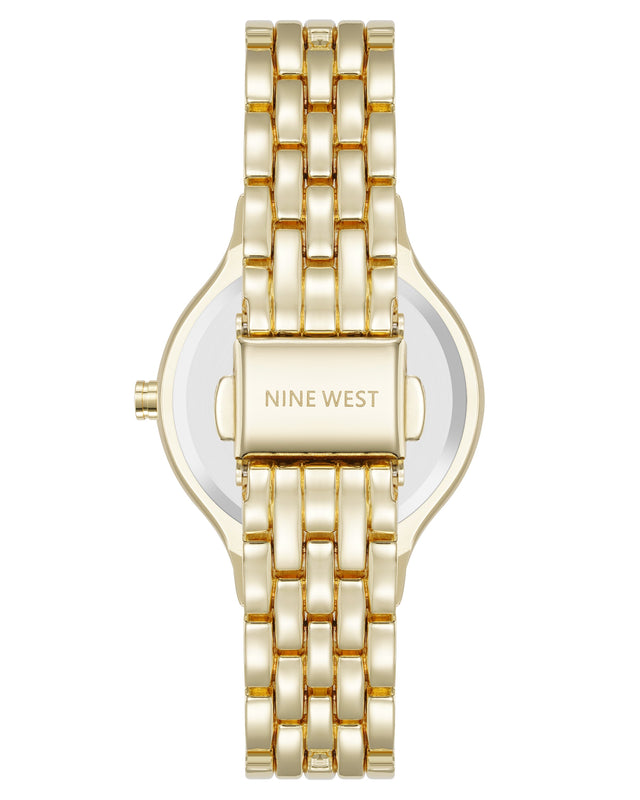 Nine West Modern Round Case Watch
