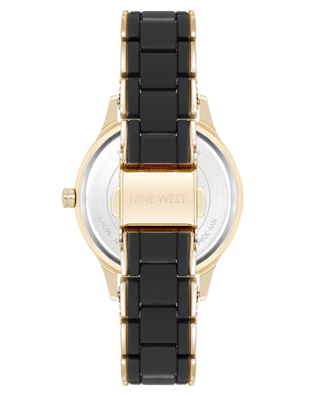 Nine West Modern Rubberized Bracelet Watch