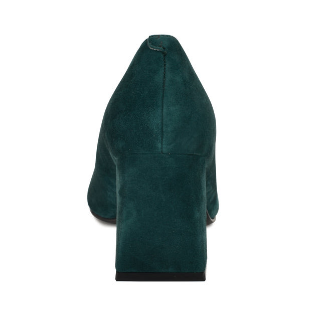 Nine West Monda Leather Block Heel Pumps