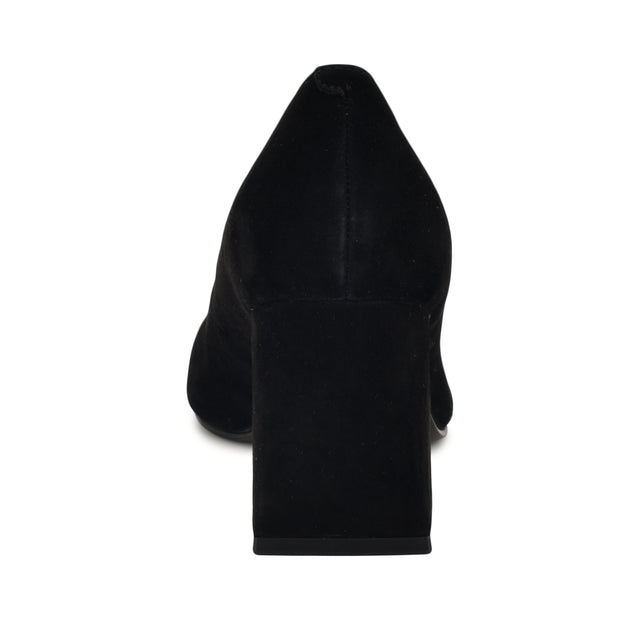 Nine West Monda Leather Block Heel Pumps