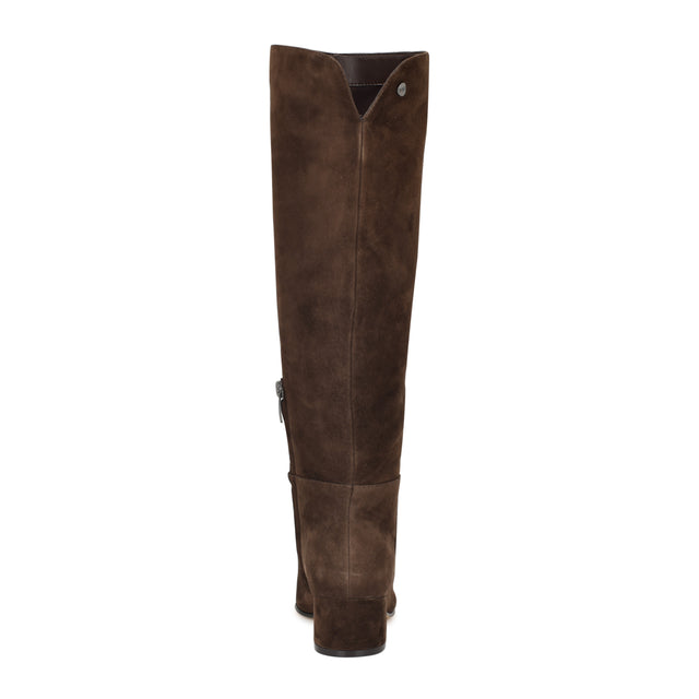 Nine West Morgin Knee High Dress Leather Boots