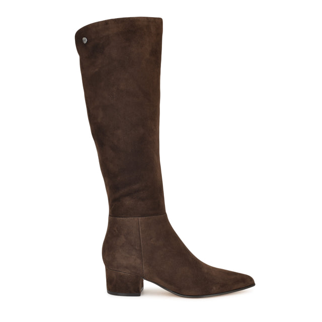 nine west Morgin Knee High Dress Leather Boots
