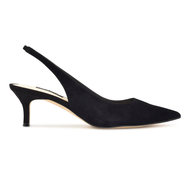 nine west Nataly Leather Slingback Pumps