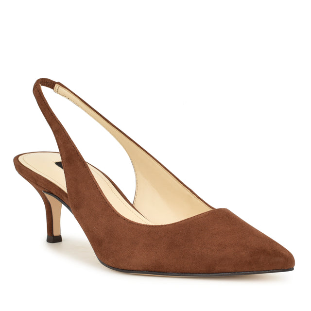 Nine West Nataly Leather Slingback Pumps