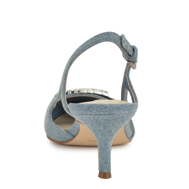 Nine West Neeri Pointy Toe Slingbacks