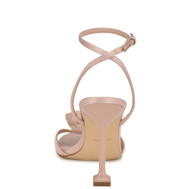 Nine West Neve Rosette Ankle Strap Sandals