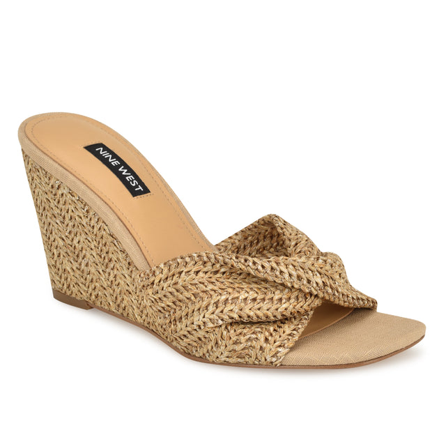 Nine West Nikhil Twist Wedge Sandals