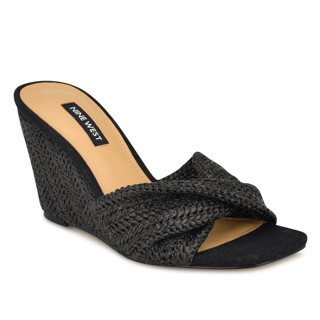 Nine West Nikhil Twist Wedge Sandals