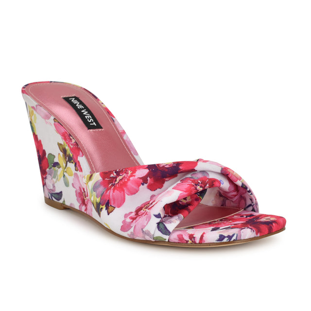Nine West Nikhil Twist Wedge Sandals