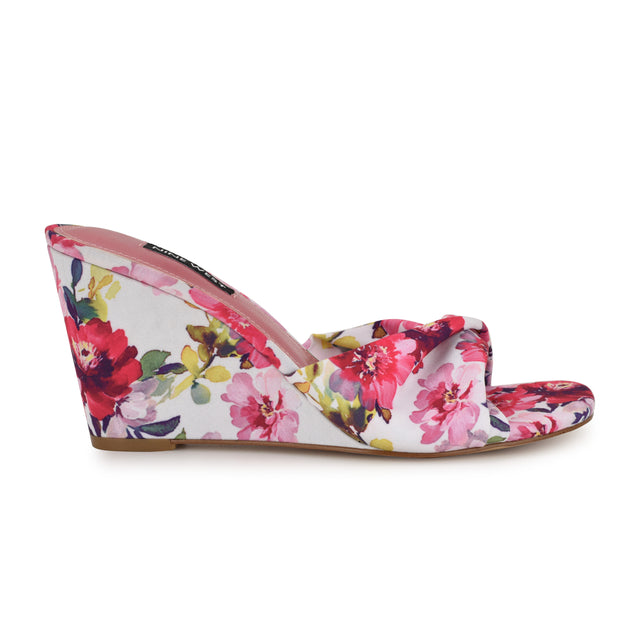 nine west Nikhil Twist Wedge Sandals