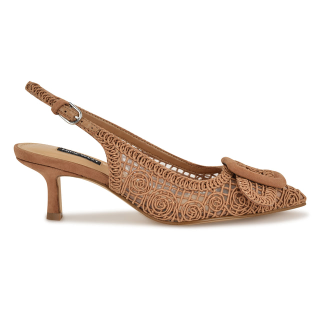 nine west Nolla Woven Slingback Pumps