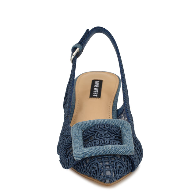 Nine West Nolla Woven Slingback Pumps