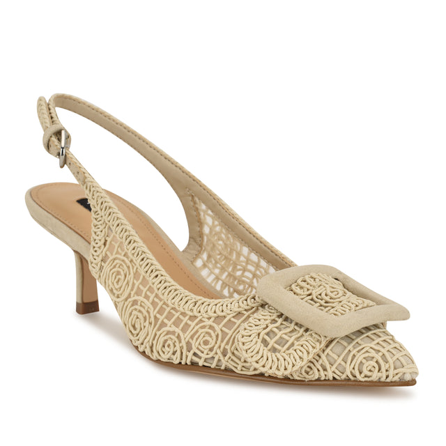 Nine West Nolla Woven Slingback Pumps
