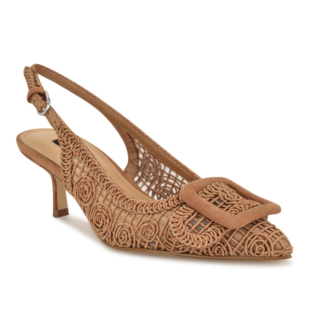 Nine West Nolla Woven Slingback Pumps