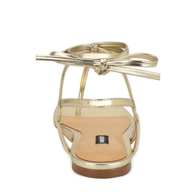 Nine West Norta Ankle Wrap Thong Sandals