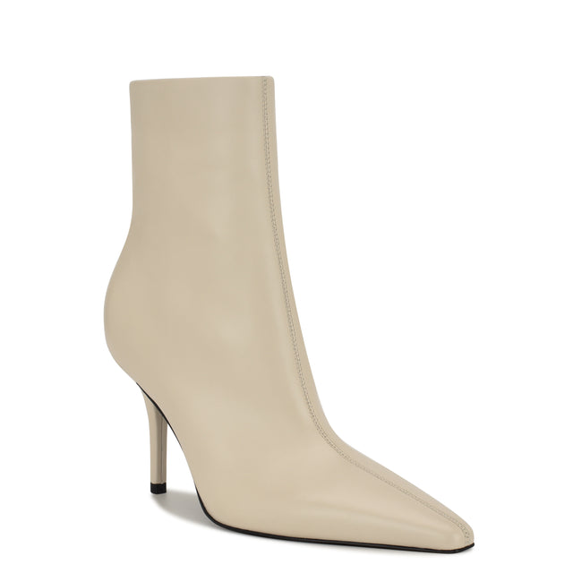 Nine West Ohmy Dress Ankle Leather Booties