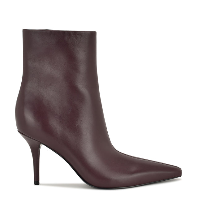 nine west Ohmy Dress Ankle Leather Booties