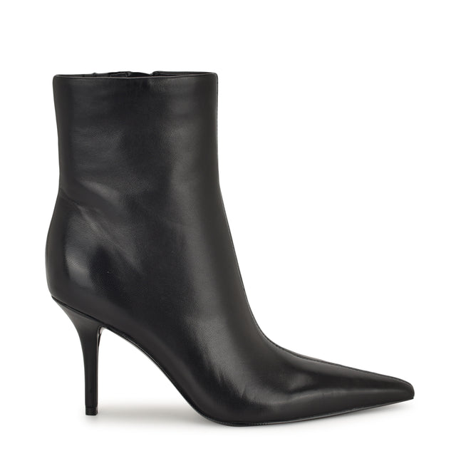 nine west Ohmy Dress Ankle Leather Booties