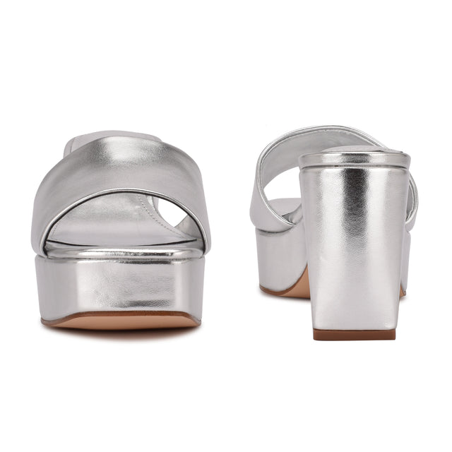 Nine West Oklee Platform Slide Sandals