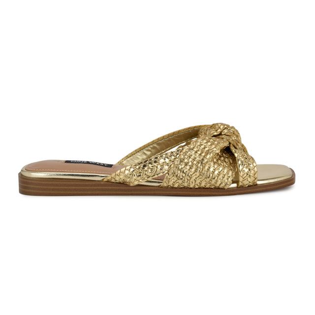 nine west Omansa Flat Slide Sandals