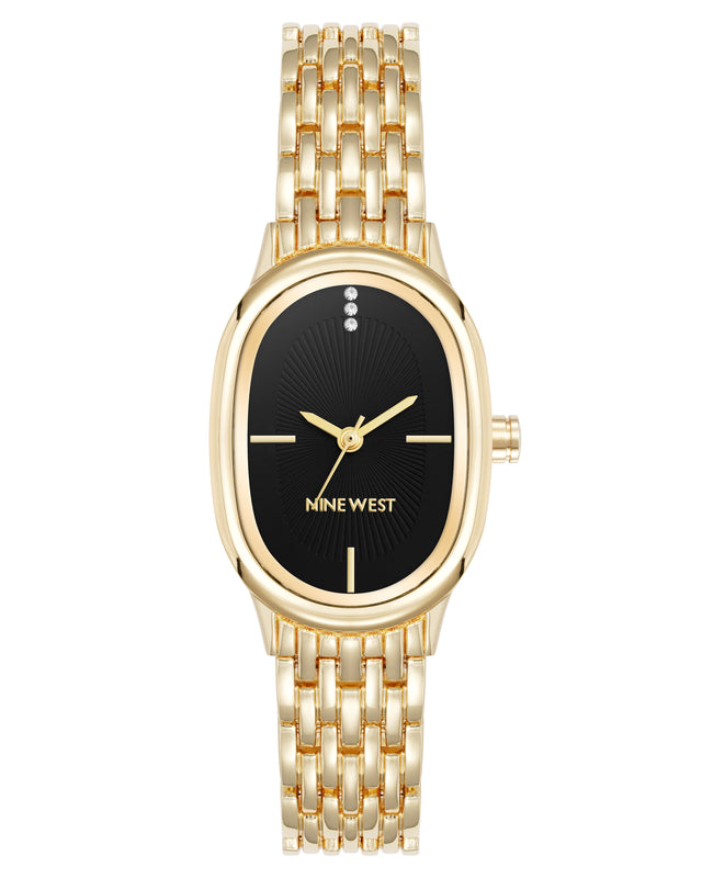 nine west Oval Case Bracelet Watch