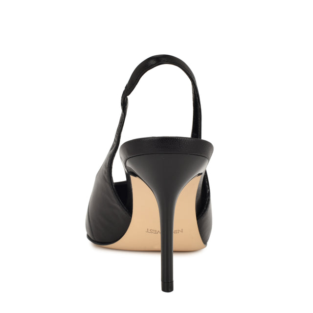 Nine West Palomma Leather Slingback Pumps