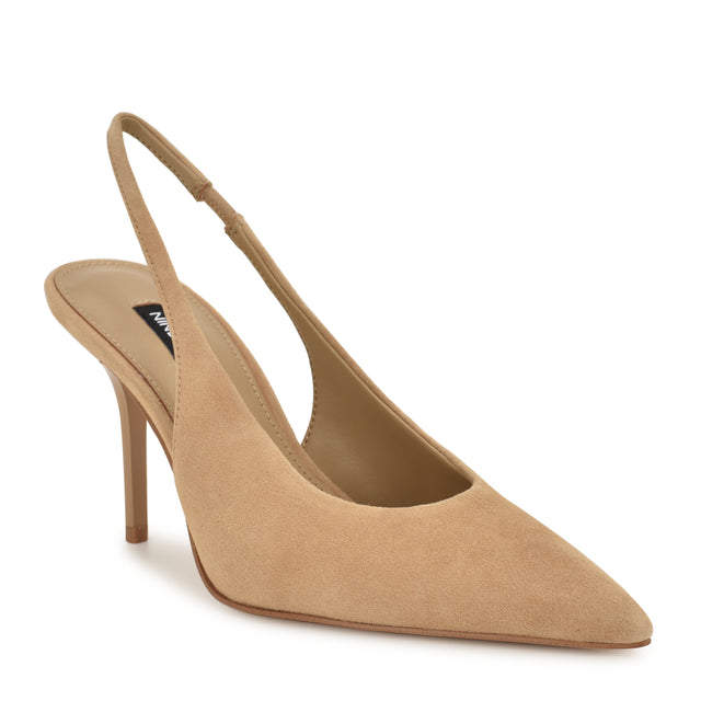 Nine West Palomma Leather Slingback Pumps