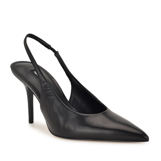 Nine West Palomma Leather Slingback Pumps