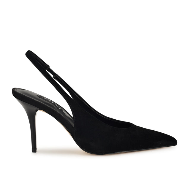 nine west Palomma Leather Slingback Pumps