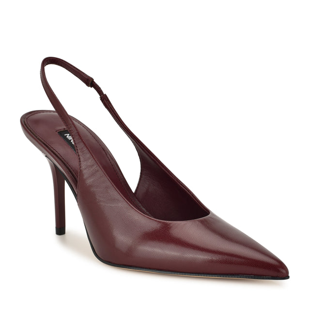 Nine West Palomma Leather Slingback Pumps