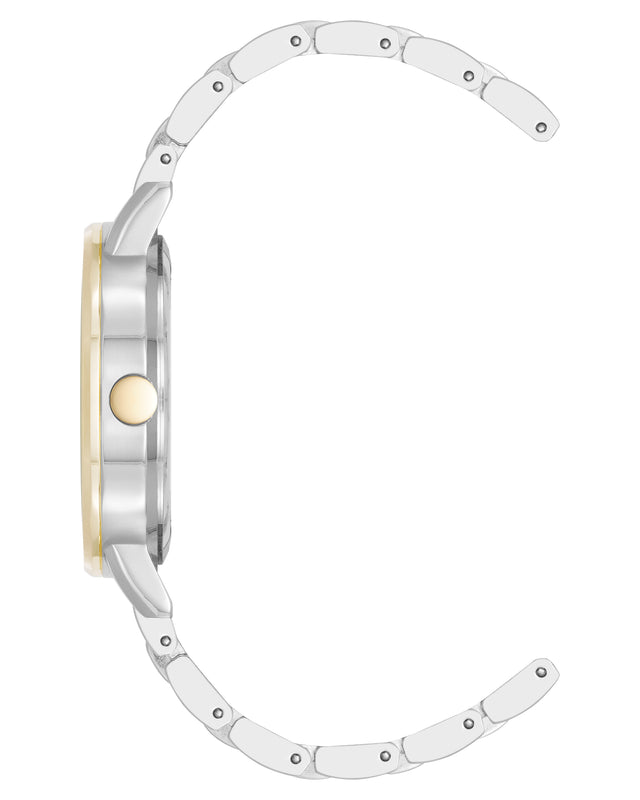 Nine West Patterned Dial Bracelet Watch