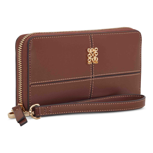 Nine West Paxtin Zip Around Wallet With Wristlet