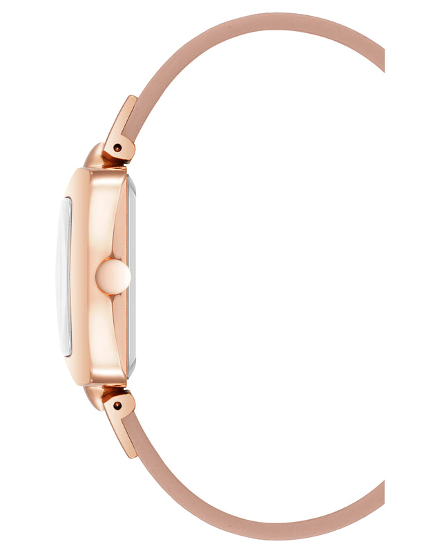 Nine West Petite Heritage Rectangular Case Watch