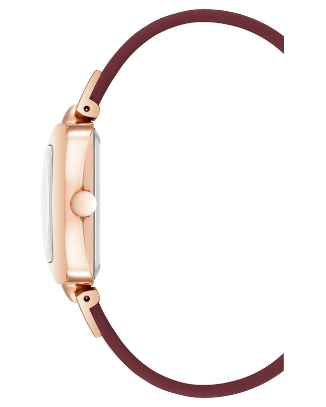 Nine West Petite Heritage Rectangular Case Watch