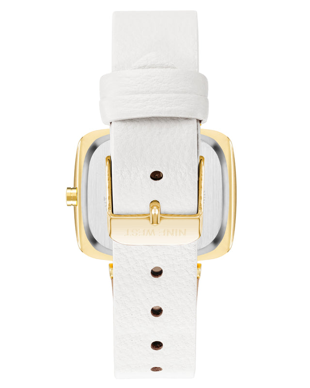 Nine West Petite Heritage Rectangular Case Watch