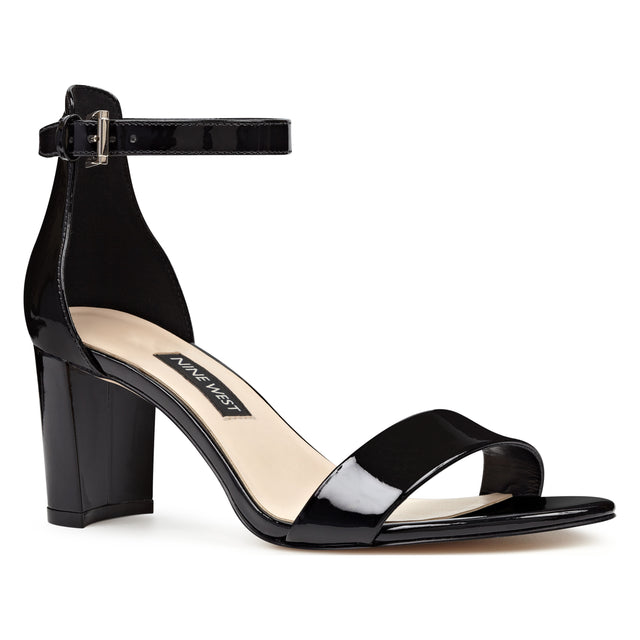 Nine West Pruce Ankle Strap Block Heel Sandals