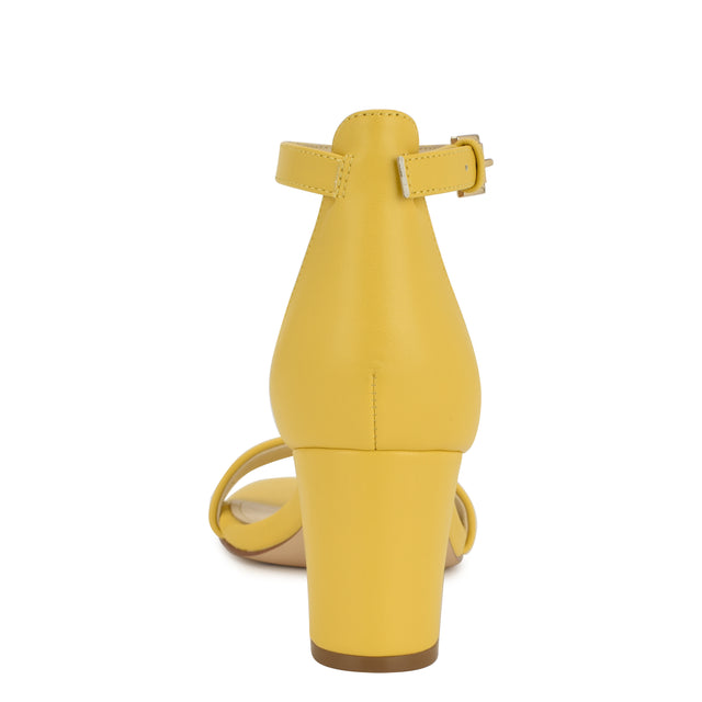 Nine West Pruce Ankle Strap Block Heel Sandals