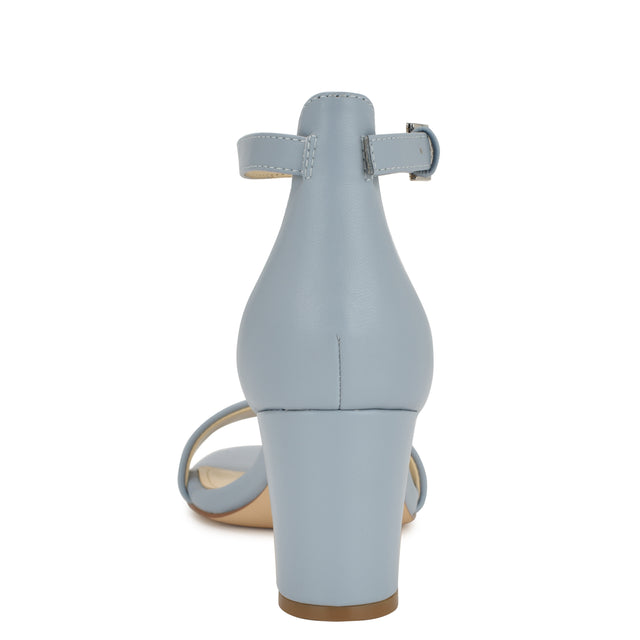 Nine West Pruce Ankle Strap Block Heel Sandals