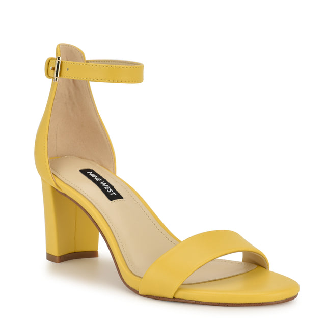 Nine West Pruce Ankle Strap Block Heel Sandals