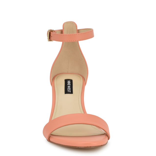 Nine West Pruce Ankle Strap Block Heel Sandals