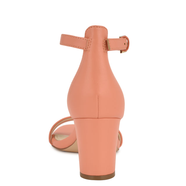 Nine West Pruce Ankle Strap Block Heel Sandals