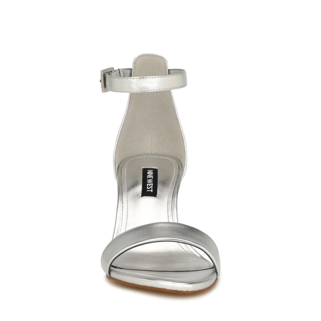 Nine West Pruce Ankle Strap Block Heel Sandals