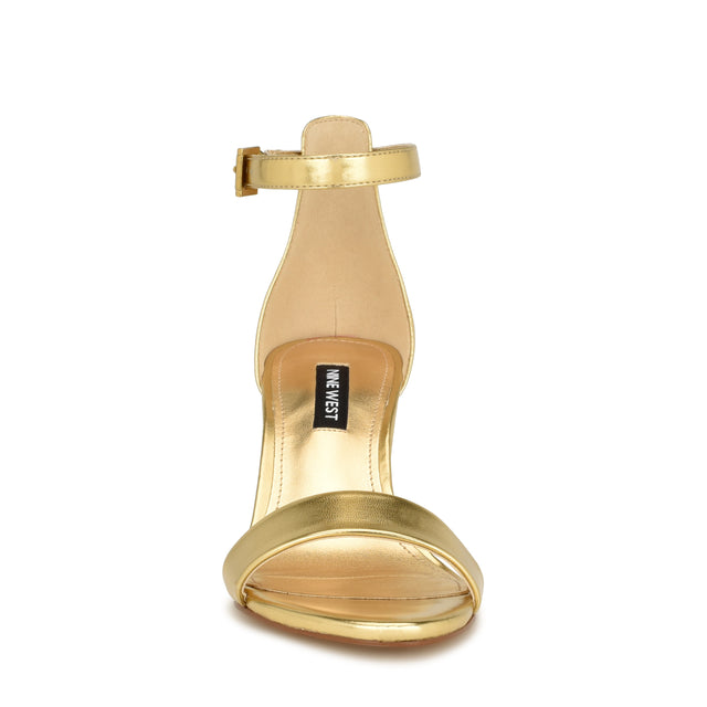 Nine West Pruce Ankle Strap Block Heel Sandals