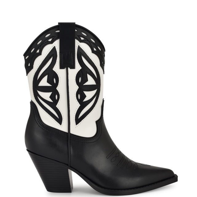 nine west Puzz Western Booties