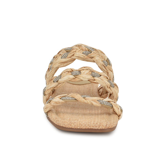 Nine West Qazz Flat Slide Sandals