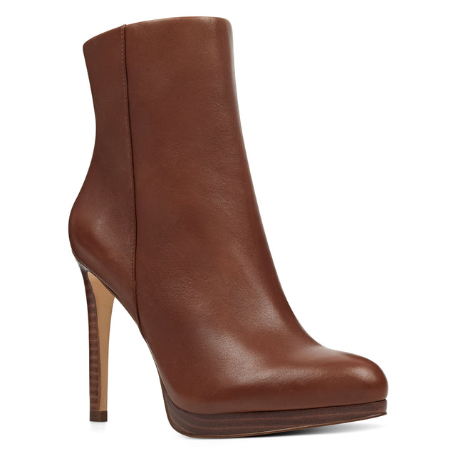 Nine West Quanette Platform Leather Booties