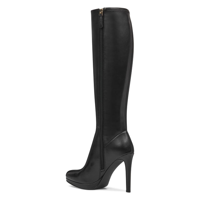 Nine West Quizme Platform Leather Boots